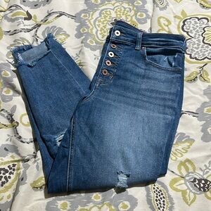 Super skinny high rise jeans